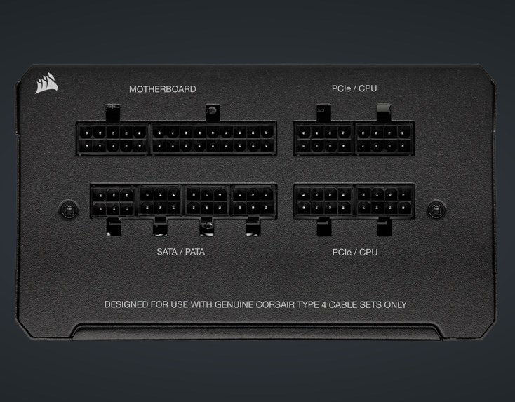 Fuente de poder Corsair RM750e 80+ Gold Full Modular 750W